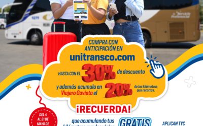 ¡Aprovecha los descuentos por compras web! Asegura tus tiquetes hasta con un 30% de descuento