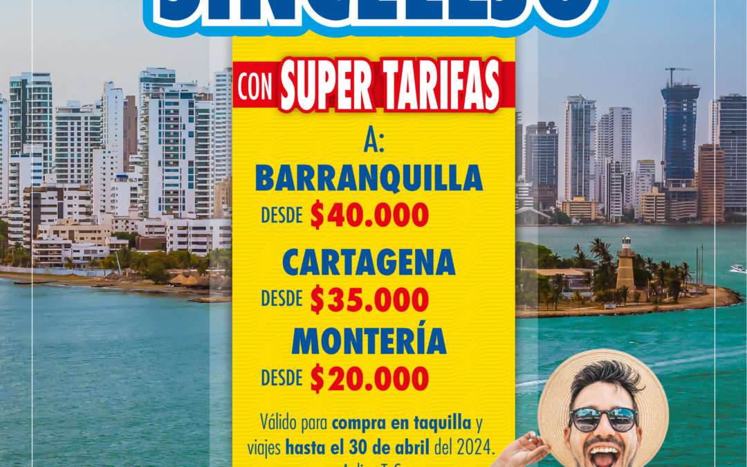 Tarifas especiales Abril